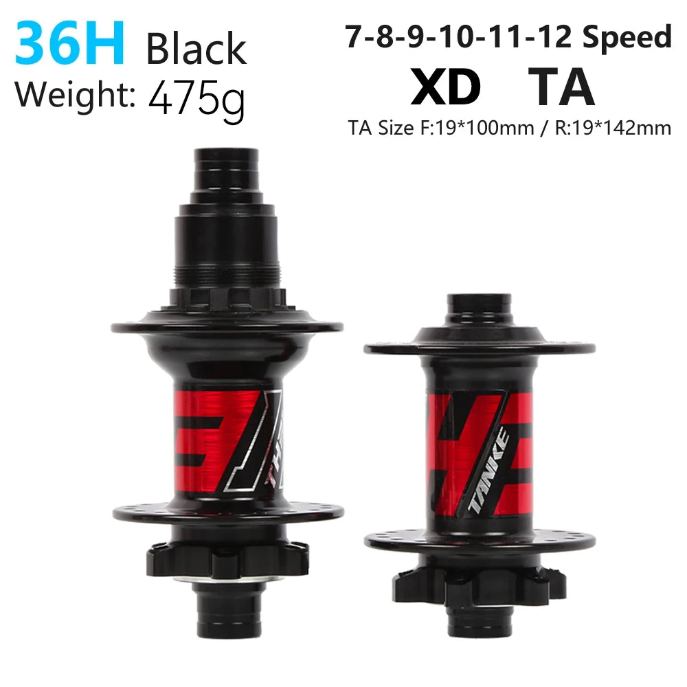 TANKE-MTB Hub Sealed Bearing,for Bicycle 8,9,10,11,12 Speed Mountain Bike Disc Brake,32 Holes,36 Holes,6 NBK Cubo,Aluminum Alloy