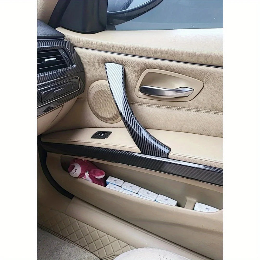 For BMW 3 Series 2005-2012 E90 E91 E92 Replacement Door Handle 6pc LHD RHD Door Interior Handle 316 318 320 325 328 330