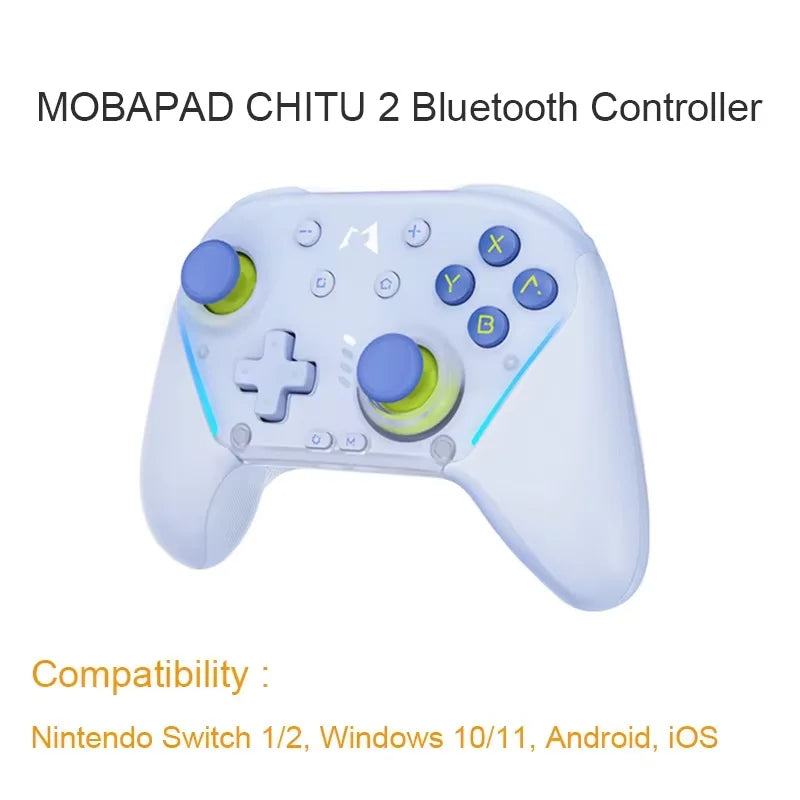 MOBAPAD CHITU 2 HD Mechanical Controller Glossy, TMR Sticks for Nintendo Switch, PC, iOS/Android