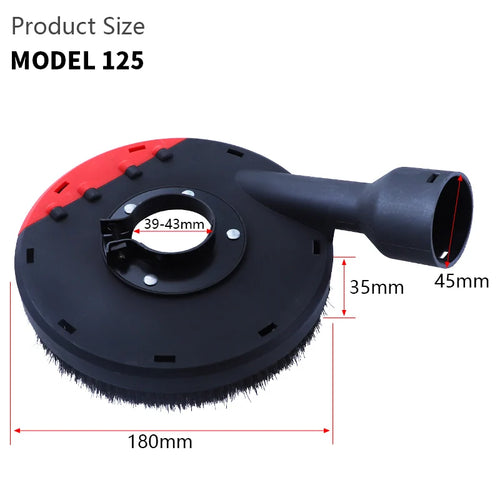 1 PC Angle Grinder Dust Cover Universal Surface Grinding Dust Cover 100/125mm Grinder Dust Removal Attachment
