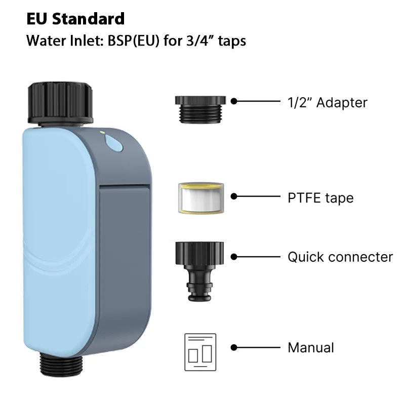 Effortless Garden Care: Tuya Smart WiFi Water Timer Alexa/Google Ready