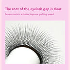 DIYDAY New Style 5D W Shape Eyelash Extensions Different lengths 5D W-Shaped False Eyelashes Natural Soft Easy Fan Lashes