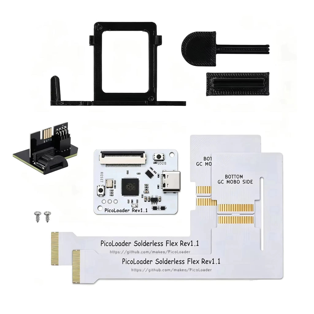 Solderless Rev1.1 PicoLoader Flex Cable Based On Pi Pico RP2040 Support SD2SP2 GC2SD SDGecko For GameCube NGC Console