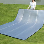 Camping Mat Foam Foil Blanket Aluminum Insulation Foam Foil Mat Sleeping Pad Thermal Outdoor Tent Footprint Reflecting Heat