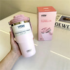 Tyeso Stainless Steel Coffee Cup Cold And Hot Double-layer Insulated Cup Tumbler Thermo Water Bottle Car Travel Mug Vacuum Cup