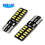 100pcs DC12V Car T10 LED 194 168 W5W 3014 SMD 24 LED Auto Clearance Light Parking lamps Side Light Bulb
