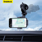 Baseus Car Phone Holder Suction Cup 360 Degrees Universal Smartphone Clamping Stands GPS Mount Support For iPhone Samsung