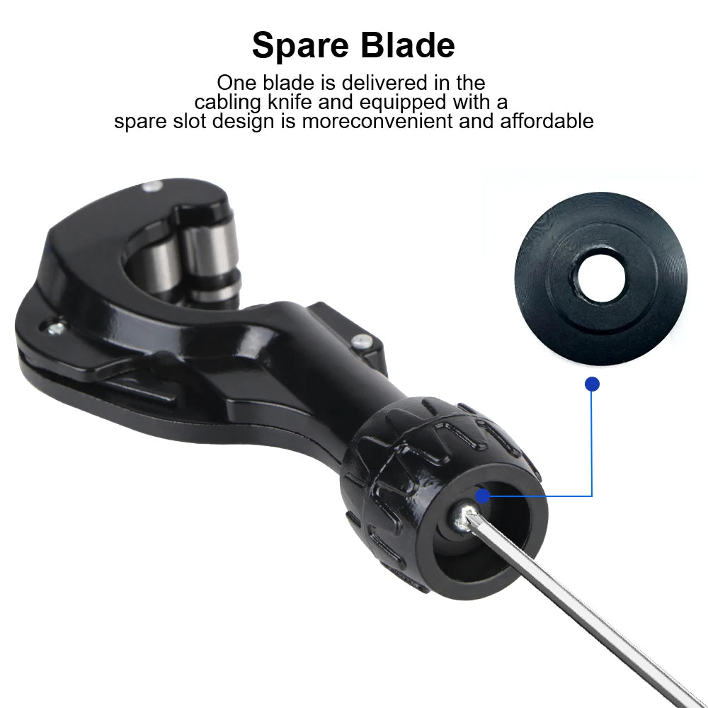 Bearing-type Pipe Cutter with Deburring Tool Pipe Cutter 3-35mm for Copper Stainless Steel Hose Water Pipe Cutting