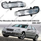 For Mercedes-Benz C-Class W203 C230 C240 C32 2004 2005 2006 2007 4Door Car LED Mirror Turn Signal Light 2038201521 2038201621