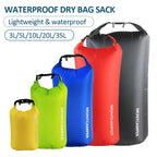 3/5/10/20/35L Waterproof Dry Bag Sack Outdoor Ultralight Drifting Swimming Clothes Storage Bag Rafting Kayaking Sport Bag