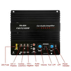 12V 600W Mono Car Audio Amplifier Powered Subwoofer Bass Amplifiers Board Player Automotive Amplifie r Module 3D Crystal Power
