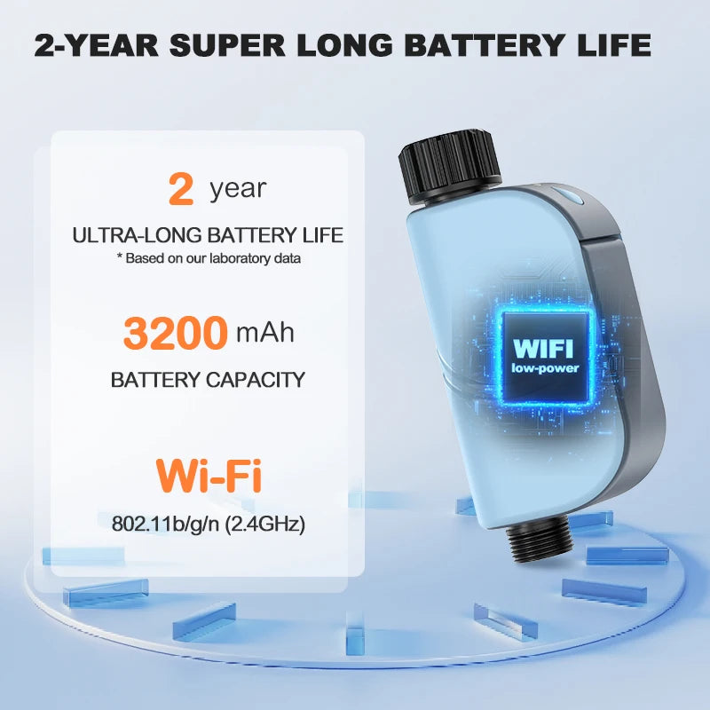EZAIOT Tuya WiFi Smart Garden Watering Timer Hose Faucet Valve Controller EU/US