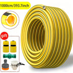 10/20/30m Heavy-Duty Rubber Garden Hose - Scratch & Wear Resistant, Leak-Proof, All-Season for Home, Balcony & Car Washing
