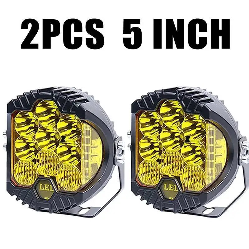 LED Sport Work Lamps 3'' 5'' 7'' Automobile For Lada Offroad 4X4 Vehicle Auxiliary Lights Led 7Inch Jeep Combo Driving Headlamp