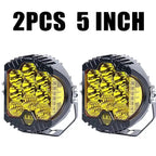 LED Sport Work Lamps 3'' 5'' 7'' Automobile For Lada Offroad 4X4 Vehicle Auxiliary Lights Led 7Inch Jeep Combo Driving Headlamp
