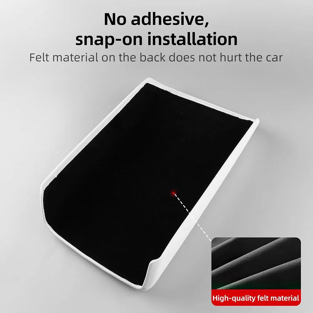 For 2025 2026 Tesla Model Y Juniper Model 3 Highland Leather Armrest Box Cover Car Center Console Lid Interior Accessories