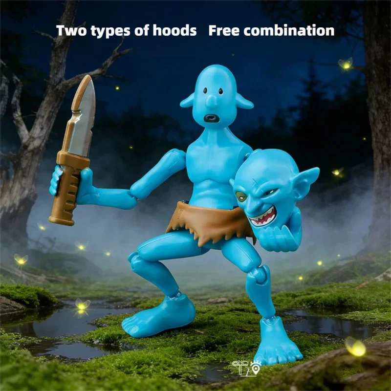 New Goblin Multi Jointed Movable Toy Multi Form Action Figure DIY Full Body Movable Assemble Handmade Model Kids Toys Gifts