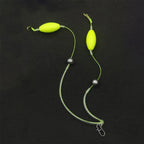 Effective Carp Fishing Wild Fishing Crucian Carp Set Reverse Bottom Double Hook Finished Sub-Line Buoyancy Ball Fishhooks