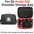For DJI Avata 360 Shoulder Storage Bag Dust-proof Shock-resistant Protective Carry Case for DJI RC 2 Control Drone Accessories