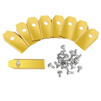 Robotic Lawn Mower Replacement Blades 43mm Stainless Steel, Double Edge, 9pcs/30pcs Gold/Silver