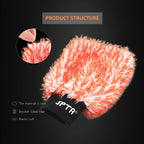 (Single Sale) 1Pc SPTA Car Wash Mitt,Microfiber Washing Gloves,for Effective Washing,Machine Washable,Lint Free,Scratch Free