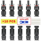 Solar panel PV connectors kit 1000V 30A for 2.5/4/6mm² PV/MC cables, multi-pack