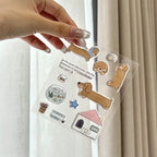 Cute Cartoon Bird Cake 3D Jelly Stickers Epoxy Resin Relief Decal DIY Waterproof Lovely Decoration for Phone Case Tablet Laptops
