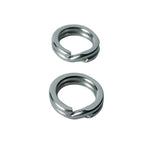 2000pcs/lot Outer diameter 4mm-10mm Stainless Steel Double Ring Flattened Bent Connecter Lure Fishing Tackle Accessories Pesca