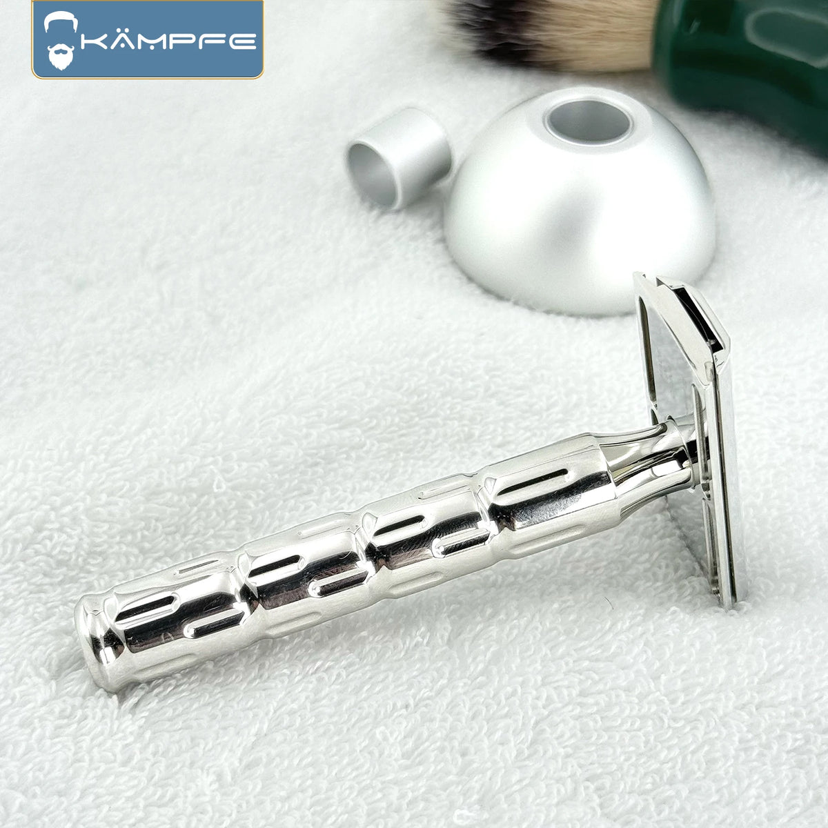 KAMPFE Manual  316L stainless steel men's Mild safety razor boyfriend father gift CNC machining