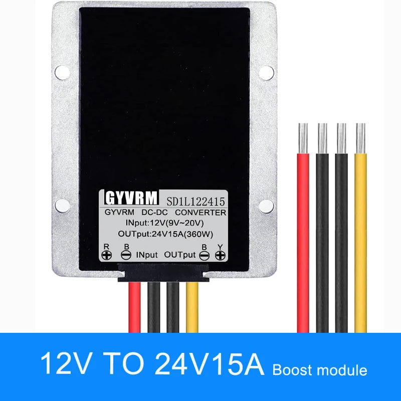 DC DC Converter 12V to 24V 20A 480W Boost Module 9-20V to 24V Boost Converter 12 to 24 Voltage Converter Boost Module 12V 24V