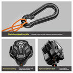 Enlee Retractable Bicycle Traction Rope Pull Rope With Hook Bicycle Tow Rope Strong Tension Safety MTB Trailer Rope Outdoor Tool