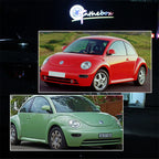 2pcs Car Front  Side Marker Parking Lights Light Housing Shells For VW Beetle 1998 -2005 No Bulb/Socket
