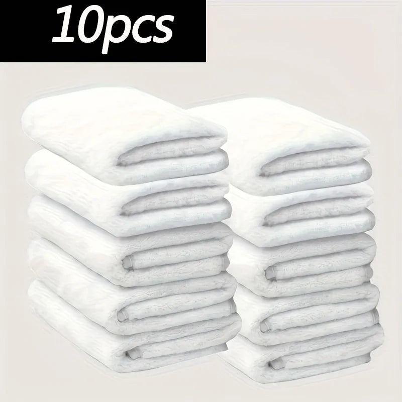 6/8/10 Pcs Coral Fleece Hand Towel Set , Soft Absorbent Skin-Friendly  Face Towels, Ideal for Home Bathroom Gym Hotel Spa Use
