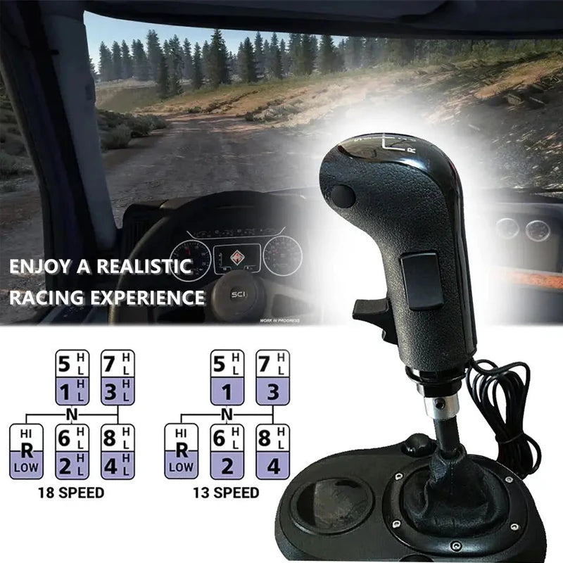 PC USB Shift Knob For Euro Truck Simulator 2 ATS ETS2 High Low Gear Game Shifter for Logitech G923 G29 G27 G25 PXN V9 V10 V99 A7