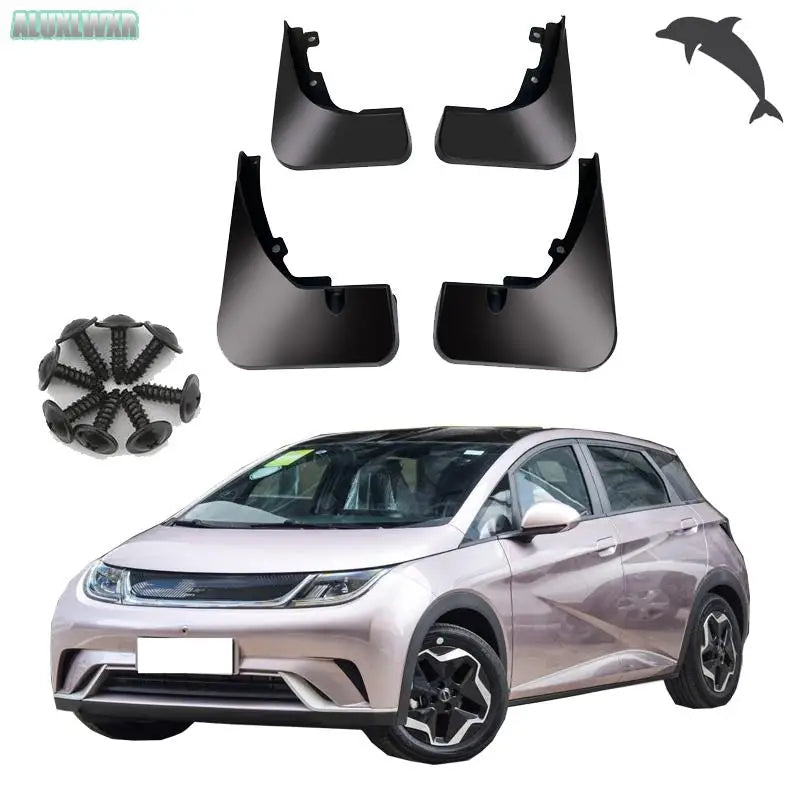 Car-Styling Mudguards Mud Flap Flaps Splash Guards Fender Protector Cover for BYD DOLPHIN 2021 2022 2023 2024 Car Accessories