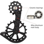 Kolossos Derailleur Pulley Wheel Oversized Bearing 82g for 105 ULTEGRA R9100 R8000 11s & Sram Red Force  eTap AXS 12 speed