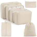 7/8/9/10 Pcs Set Travel Organizer Storage Bags Suitcase Packing Cubes Set Cases Portable Luggage Clothes Shoe Tidy Pouch Folding
