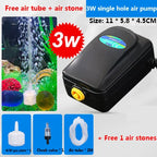 Quiet 220v 8W 12W Air Pump Adjustable Super Silent 4 Outlet Aquarium Fish Tank Oxygen Air Aerator Koi Fish Air Aerator air pump