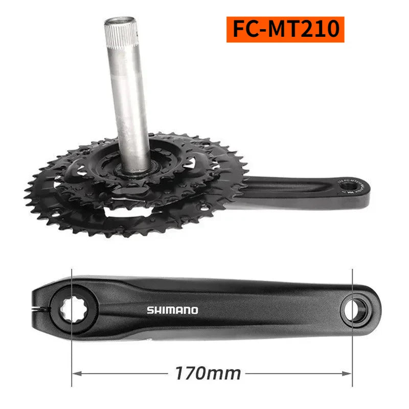 Shimano Alivio MT210 2 Pieces 170mm 44-32-22T 40-30-22T 2x9 3x9 Speed MTB Mountain Bike Bicycle Crankset Chain Wheel