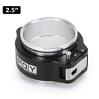 Aluminum quick release V-band clamp 2.5in/3in (63/76mm) pinless HD, intercooler pipe
