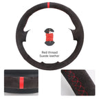 Custom Fit  Microfiber Leather Car Steering Wheel Cover For BMW 530 523 523li 525 520li 535 545i E60 Car Steering Protector