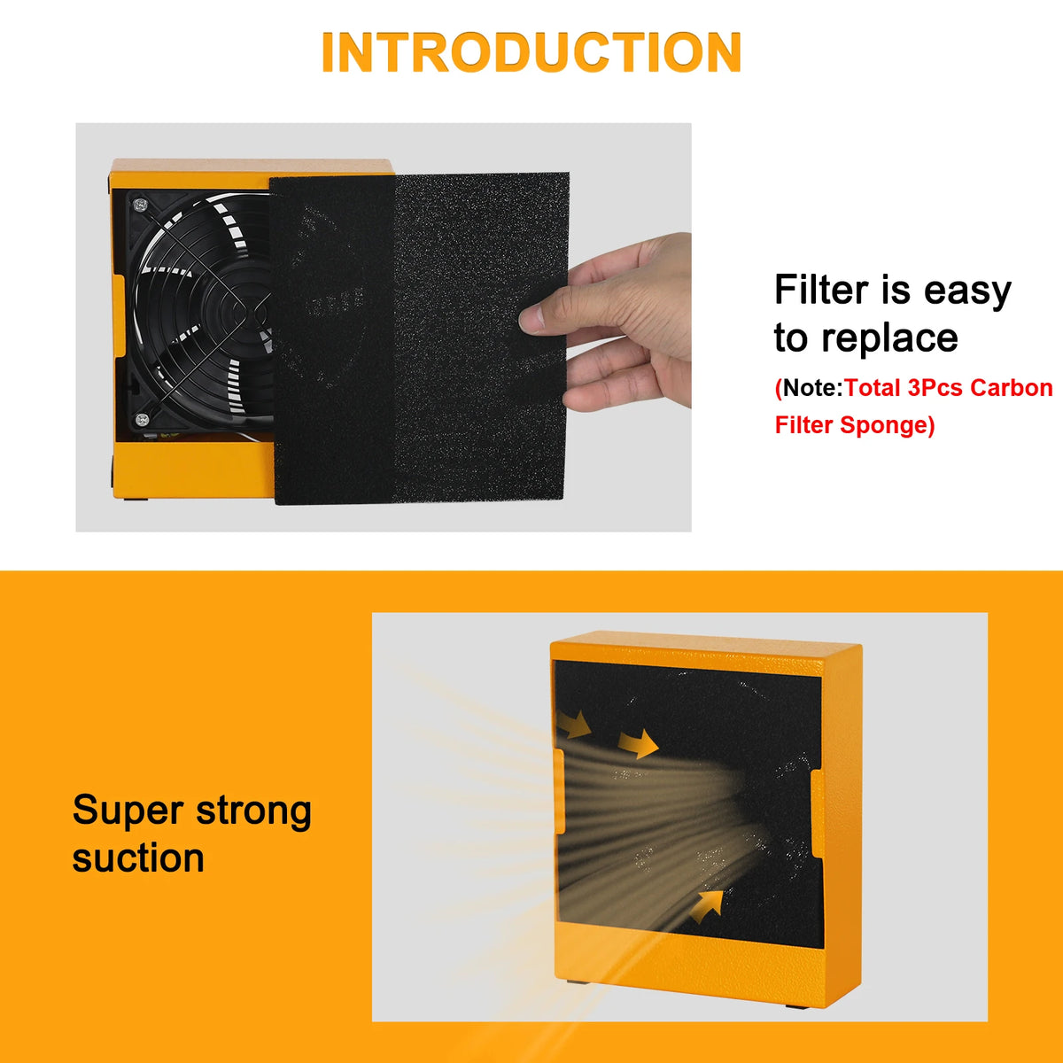 NEWACALOX 30W Solder Fume Extractor Smoke Absorber Remover Smoke Prevention Absorber DIY Working Fan for Soldering Station