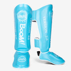 Muay Thai Shin Instep Guards Thickened Leg Protectors, Sanda Boxing Taekwondo, S-L, Multi-Color