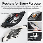 Ulanzı HMN1 Lunar Camera Sling Bag Photography Crossbody Bag for Canon Sony Nikon DSLR Camera Lens with Mini Pouch Divider