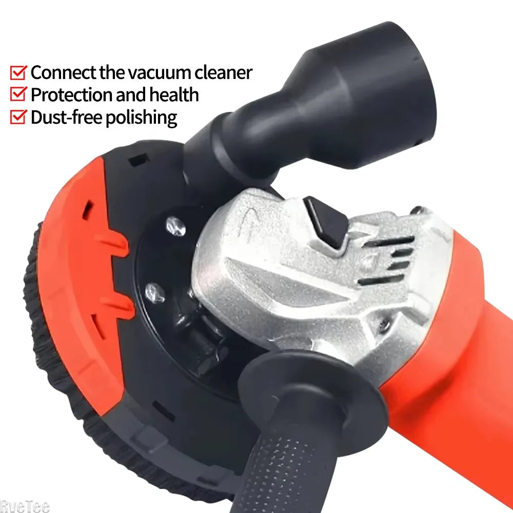 Angle Grinder Dust Shroud Cover for Concrete Surface Grinding, 100-115mm/125mm/150mm