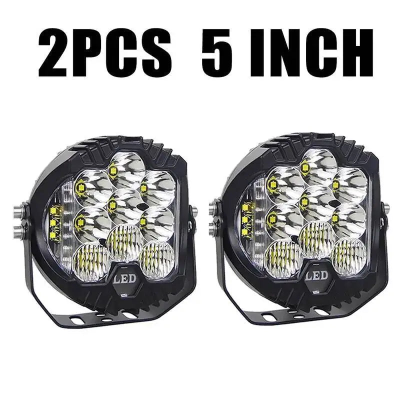 LED Sport Work Lamps 3'' 5'' 7'' Automobile For Lada Offroad 4X4 Vehicle Auxiliary Lights Led 7Inch Jeep Combo Driving Headlamp