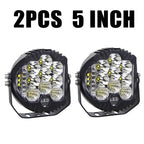 LED Sport Work Lamps 3'' 5'' 7'' Automobile For Lada Offroad 4X4 Vehicle Auxiliary Lights Led 7Inch Jeep Combo Driving Headlamp