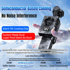 Ice Core Cooler Radiator For DJI Pocket 3 Silent Smart Cooling Fan 3-Speed Adjustable Heat Sink Anti-Scratch Camera Accessories
