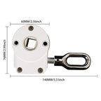 Outdoor Crank Gear Drive Awning Worm Gear Yard Lawn Balcony Patio Aluminum Alloy Awning Gearbox Canopy Accessories