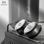 MUVNA Espresso Filter Basket 58mm 18g Micro Sieve 304 Stainless Steel, Silver